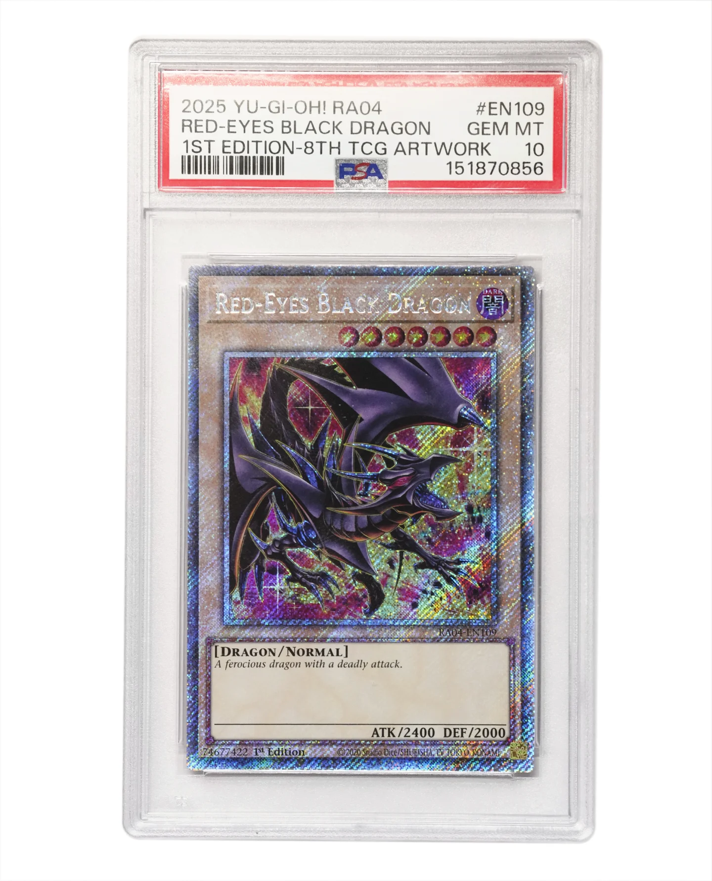 Red-Eyes Black Dragon Quarter Century Stampede — RA04-EN109
