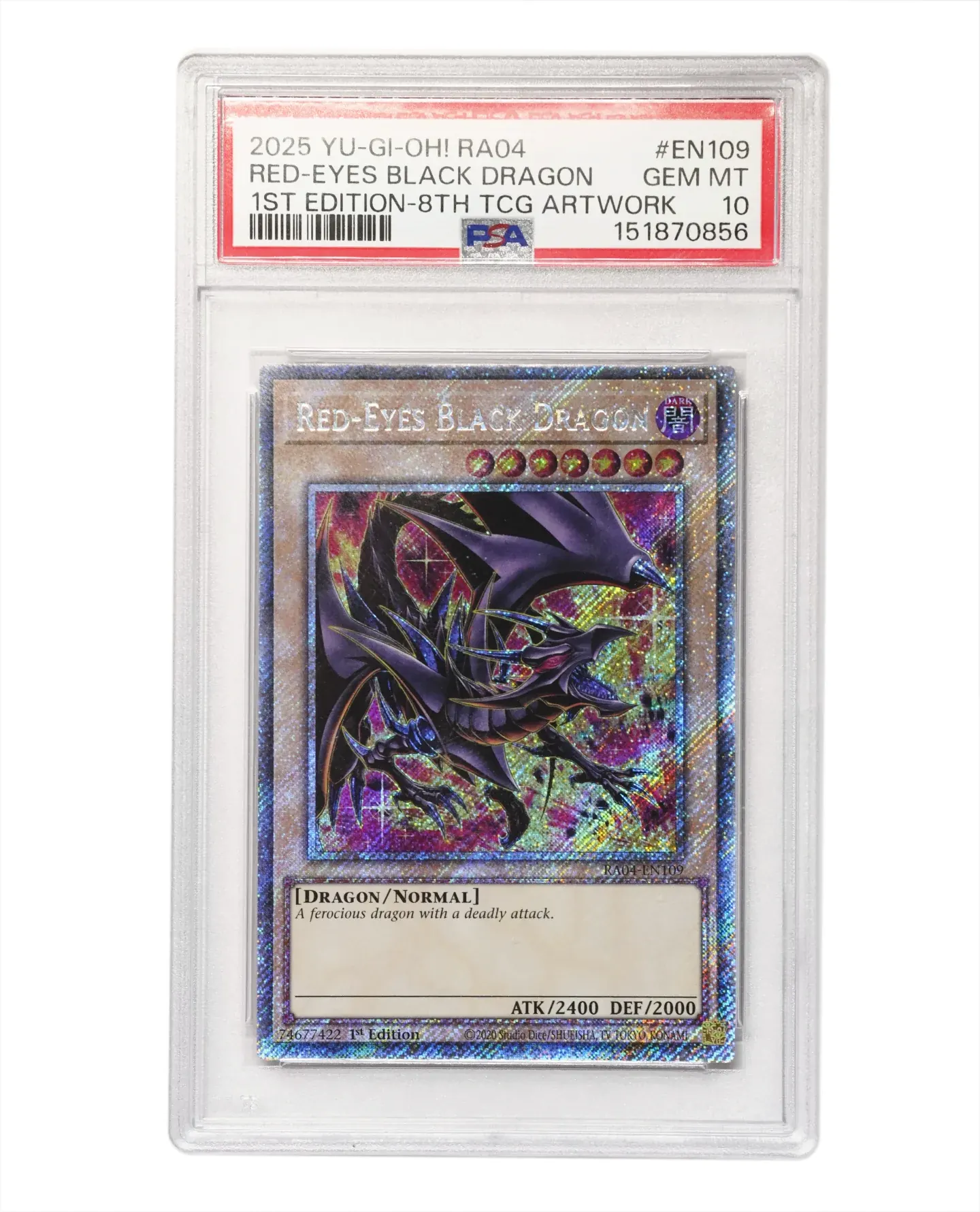 Red-Eyes Black Dragon Quarter Century Stampede — RA04-EN109